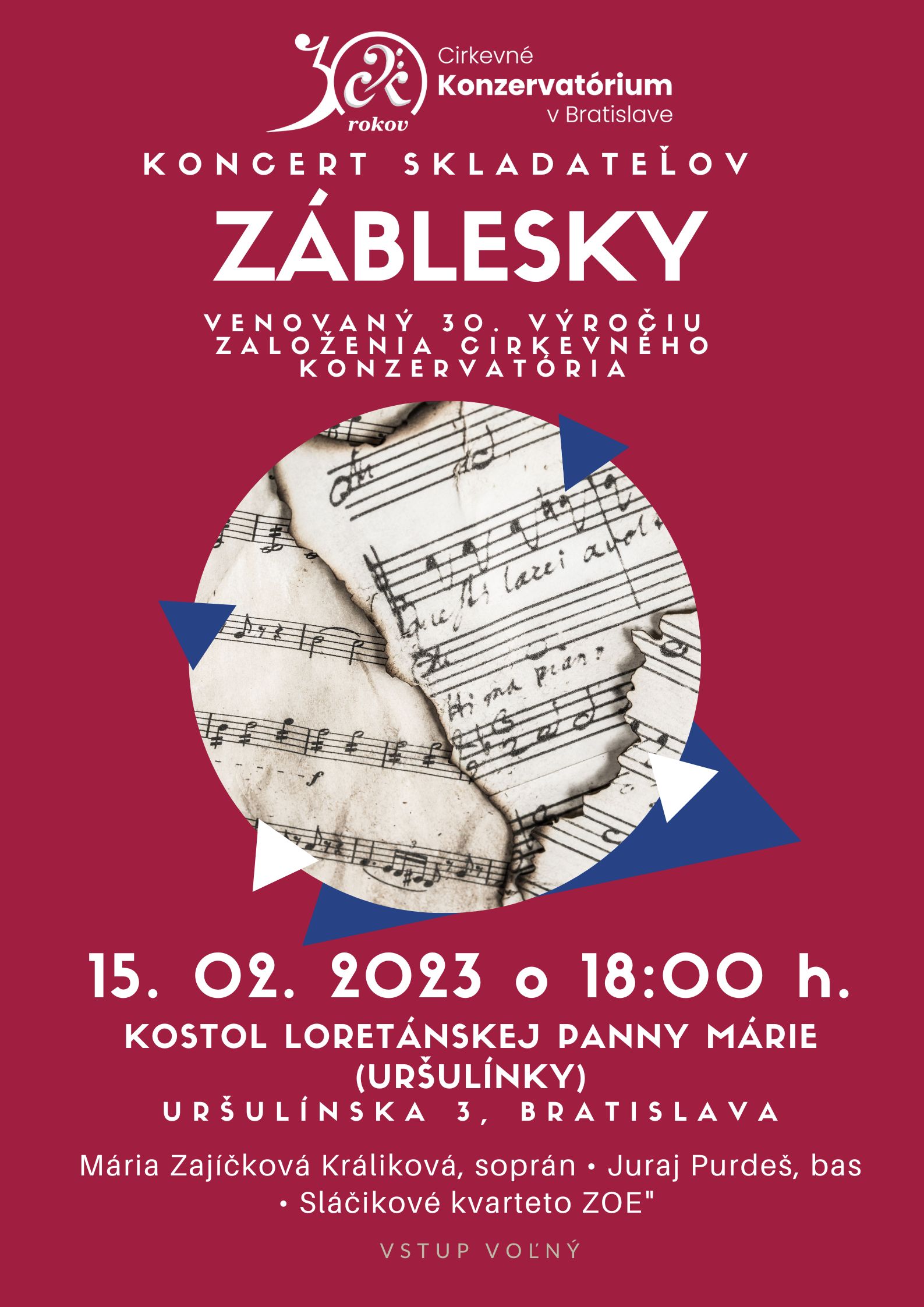 Výročný koncert odboru Skladba