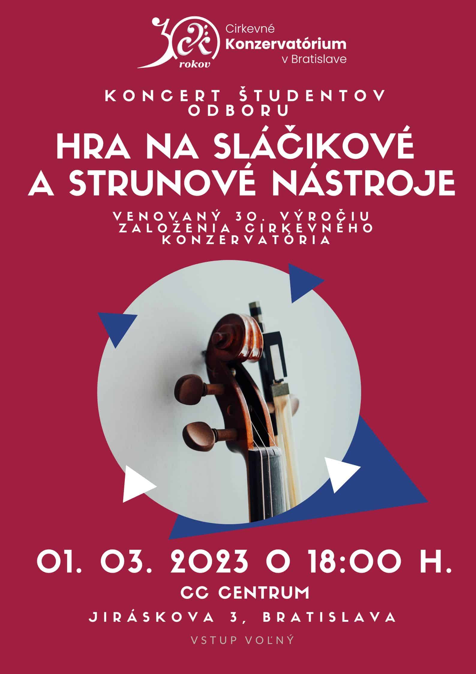 Výročný koncert odboru sláčikových a strunových nástrojov