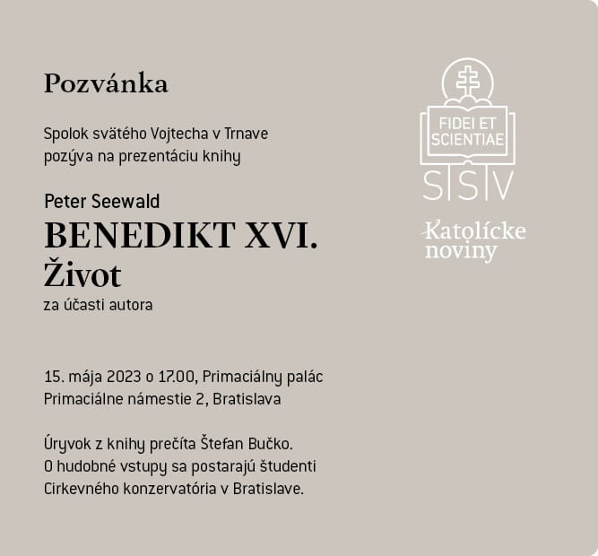 Prezentácia knihy o Benediktovi XVI. – hudobný program