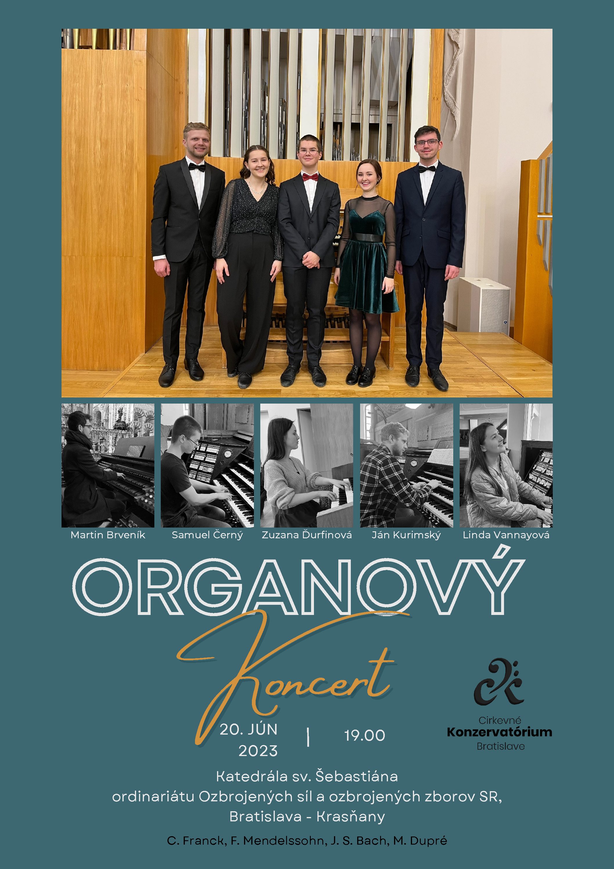 Koncert organistov v Krasňanoch