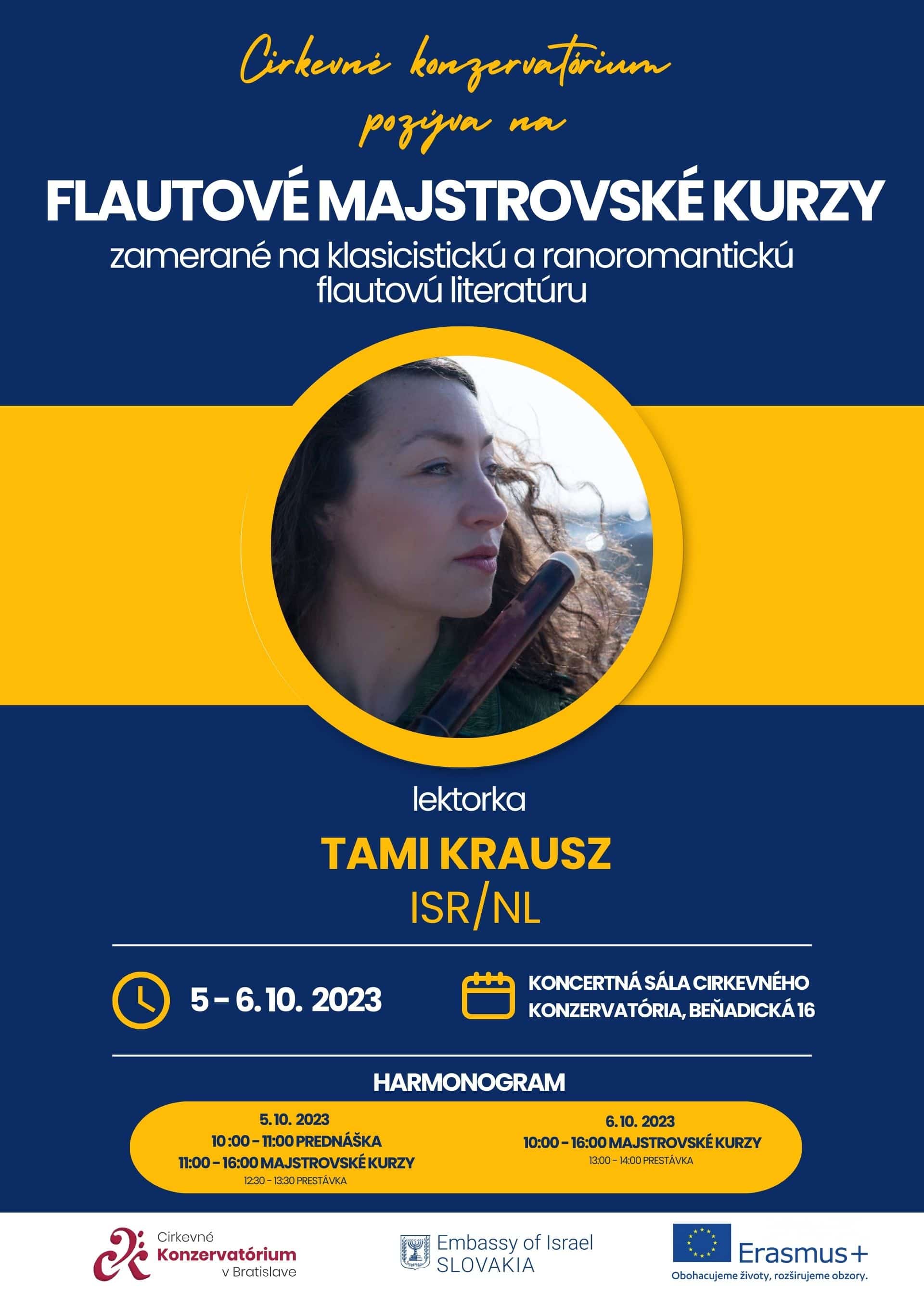 flautové majstrovské kurzy s Tami Krausz